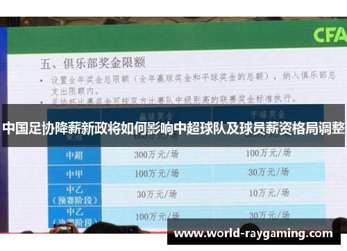 中国足协降薪新政将如何影响中超球队及球员薪资格局调整